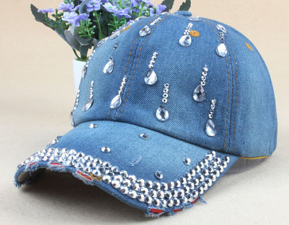 New Denim Hip Hop Caps Fashion Leisure Woman Cap With Water