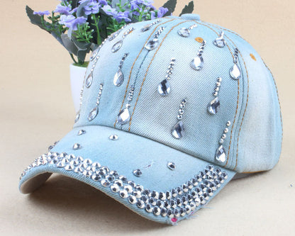 New Denim Hip Hop Caps Fashion Leisure Woman Cap With Water