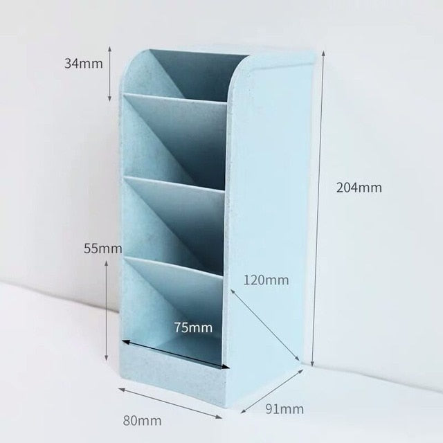 Sharkbang Kawaii Large Capacity Desk Pen Holder Pencil Makeup Storage