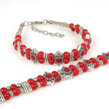 Lusion Brand Tibet Vintage DIY Flower Bracelet Woman