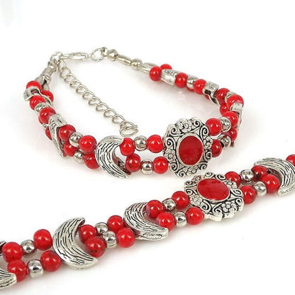 Lusion Brand Tibet Vintage DIY Flower Bracelet Woman