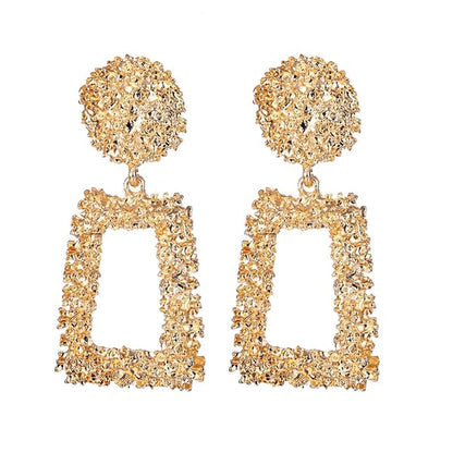 FNIO Fashion Vintage Earrings For Women Big Geometric