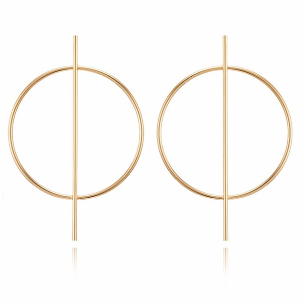 FNIO Fashion Vintage Earrings For Women Big Geometric