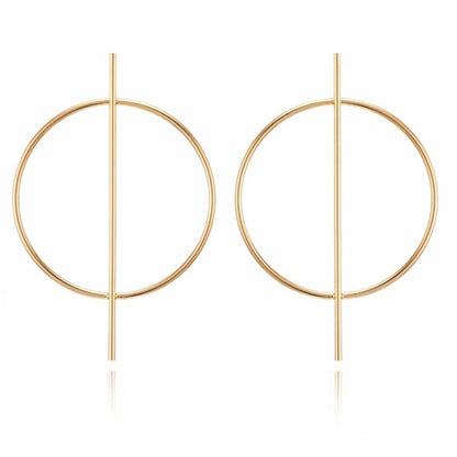 FNIO Fashion Vintage Earrings For Women Big Geometric