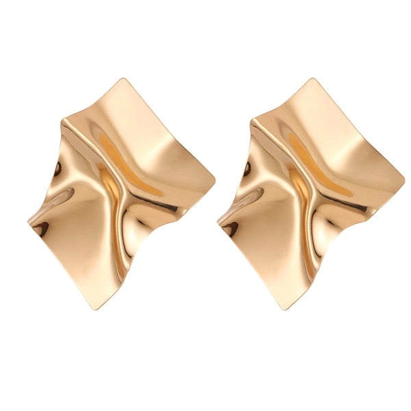 FNIO Fashion Vintage Earrings For Women Big Geometric