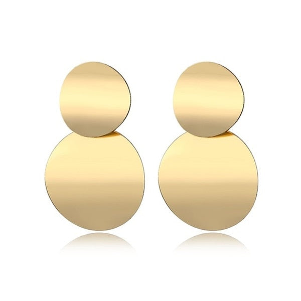 FNIO Fashion Vintage Earrings For Women Big Geometric