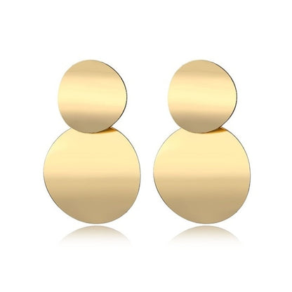 FNIO Fashion Vintage Earrings For Women Big Geometric