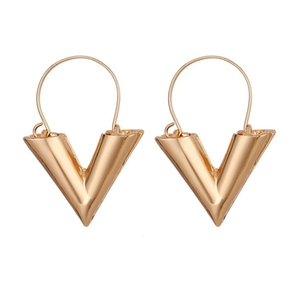 FNIO Fashion Vintage Earrings For Women Big Geometric