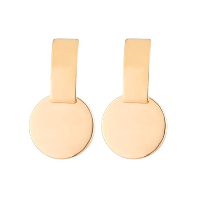 FNIO Fashion Vintage Earrings For Women Big Geometric