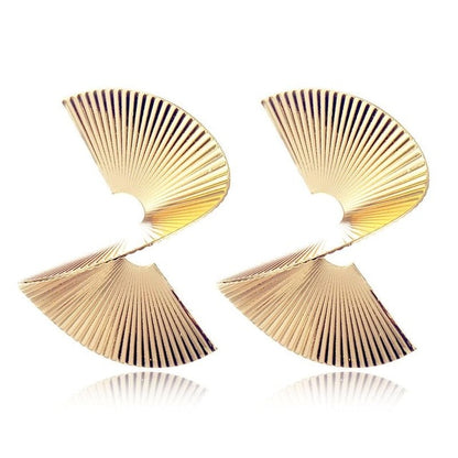 FNIO Fashion Vintage Earrings For Women Big Geometric