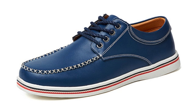 Genuine Leather Men's Casual shoes Slip on Loafers Male Flats Shoes comfortable Adult Luxury Driving Footwear Plus Size 38-47 Z1