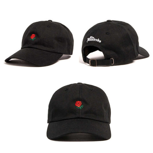 New Rose Baseball Caps Women Snapback Cap Flower Summer Embroidery Curved Spring Snapback