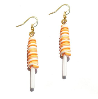 Earring For Women Resin Lollipop Drop Earrings Children Jewelry Custom Made Handmade Cute Girls Cotton Candy Gift