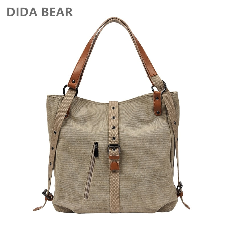 DIDABEAR Brand Canvas Tote Bag Women Handbags Female Designer Large
