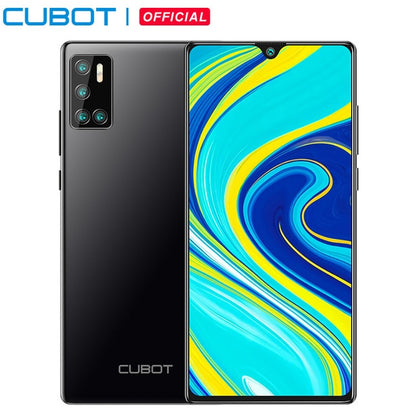 Cubot P40 Rear Quad Camera 20MP Selfie Smartphone NFC 4GB+128GB 6.2 Inch 4200mAh