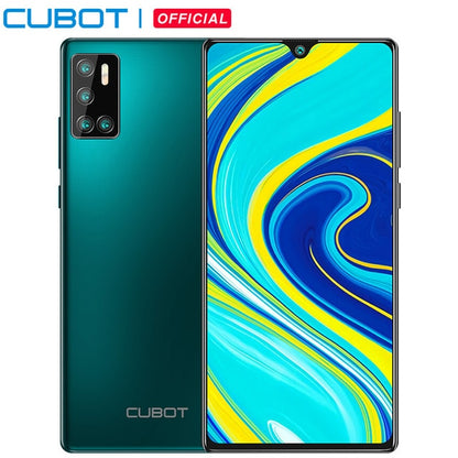 Cubot P40 Rear Quad Camera 20MP Selfie Smartphone NFC 4GB+128GB 6.2 Inch 4200mAh