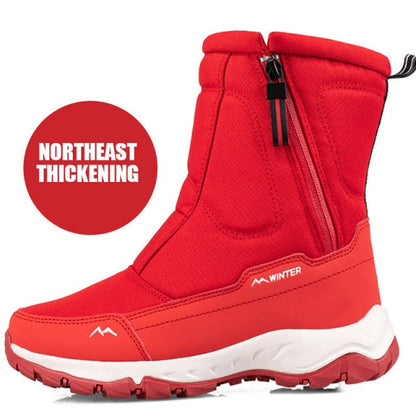 2020 Winter New Thick Couple Snow Boots Plus Velvet Warm Side Zipper Outdoor