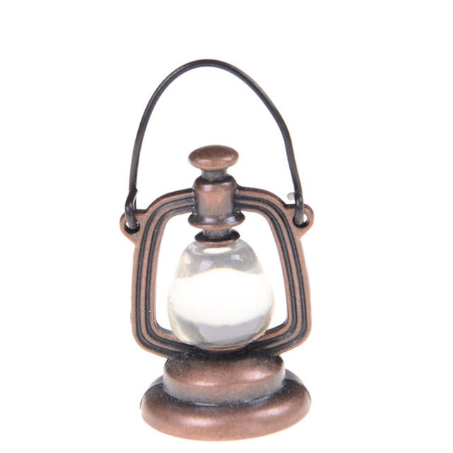 Mini Fruits Basket Broom Oil Lamp Table Treasure Box Potted Plant Flowers