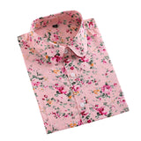 Dioufond Floral Shirts Women Blouses Blouse Cotton Blusa Feminina Long Sleeve Shirt