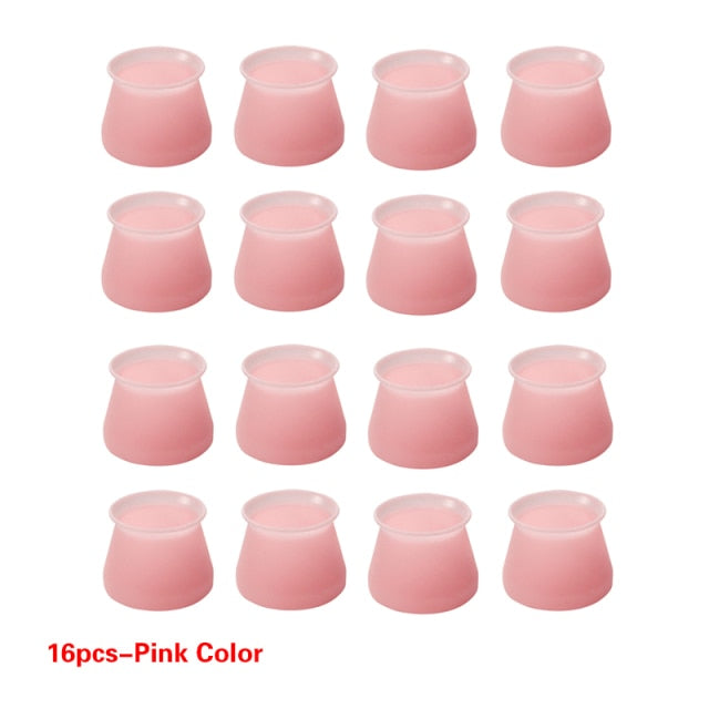 4/8/16pcs Table Chair Legs Silicone Caps Funiture Feets Protector Covers Non-slip Table Leg Caps Foot Protection Bottom Covers