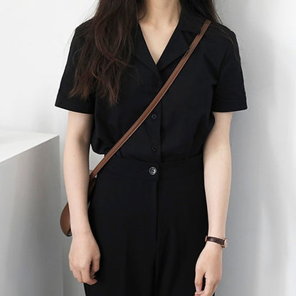 2020 Summer Blouse Shirt For Women Fashion Short Sleeve