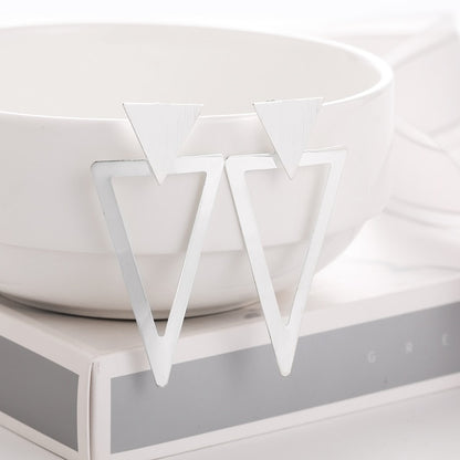 WYBU Summer Style Golden Drop Earrings For Women Geomatric Black