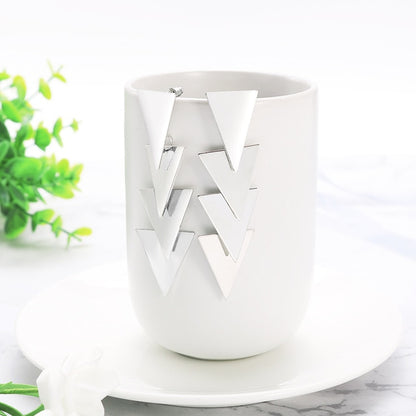 WYBU Summer Style Golden Drop Earrings For Women Geomatric Black