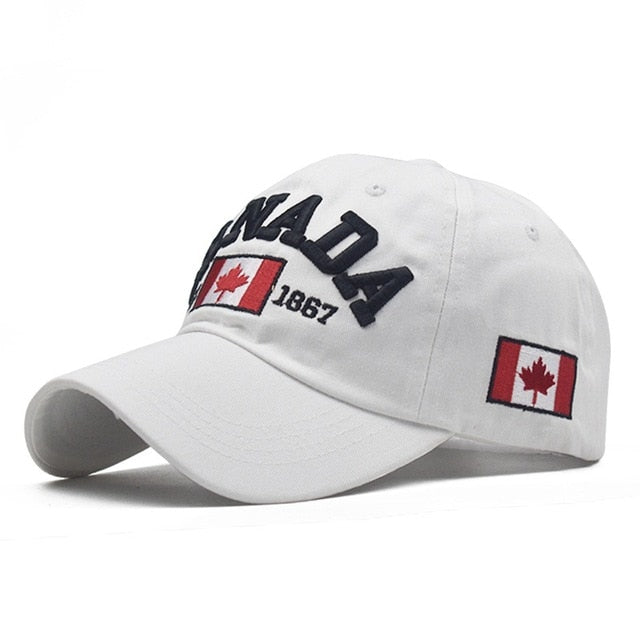I love canada New Washed Cotton Baseball Cap Snapback Hat For Men Women