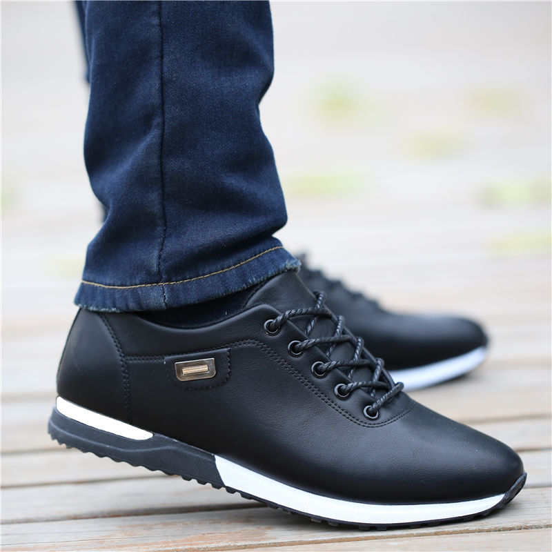 Men's PU Leather Business Casual Shoes For Male Outdoor