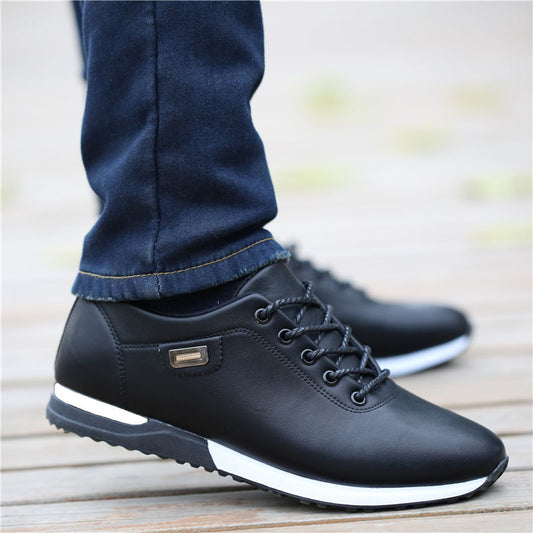 Men's PU Leather Business Casual Shoes For Male Outdoor