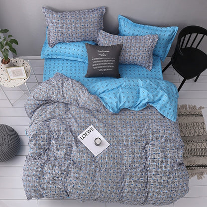 3pcs Bedding Set Marble Geometric Duvet Cover Sets With Pillowcase Quilt Cover Double sided