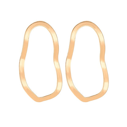 2019 Fashion Earrings Punk Simple Gold Silver Color Long Section