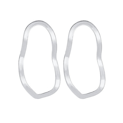 2019 Fashion Earrings Punk Simple Gold Silver Color Long Section