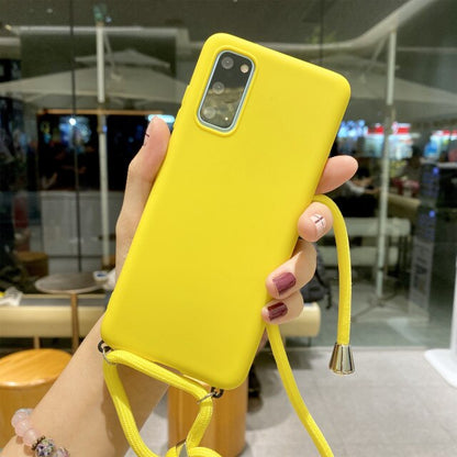 Candy Chain Lanyard Case For Samsung Galaxy A51 A71 A01 A11 A21S A31 A41 A20 A50 A70 S20 Ultra S10 S9 S8 Plus Note 10 Lite Cover
