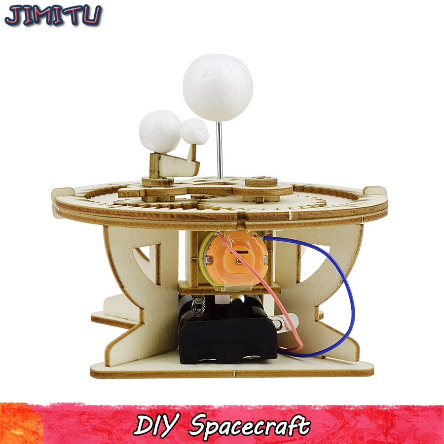 Universe Planet Motion DIY Kits Toys for Children Electric Assembly