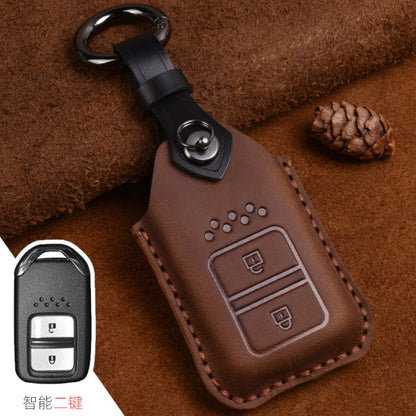 Leather Car Remote Key Case Cover For Honda Civic 2017 2018 Accord Pilot City C-RV Odyssey XRV Vezel CRIDER Spirior