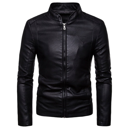 The New Spring and Autumn 2020 Men's Korean Version Slim-Fitting Stand-Up