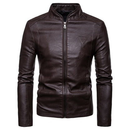 The New Spring and Autumn 2020 Men's Korean Version Slim-Fitting Stand-Up