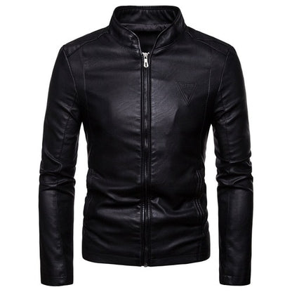 The New Spring and Autumn 2020 Men's Korean Version Slim-Fitting Stand-Up