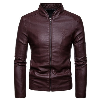 The New Spring and Autumn 2020 Men's Korean Version Slim-Fitting Stand-Up
