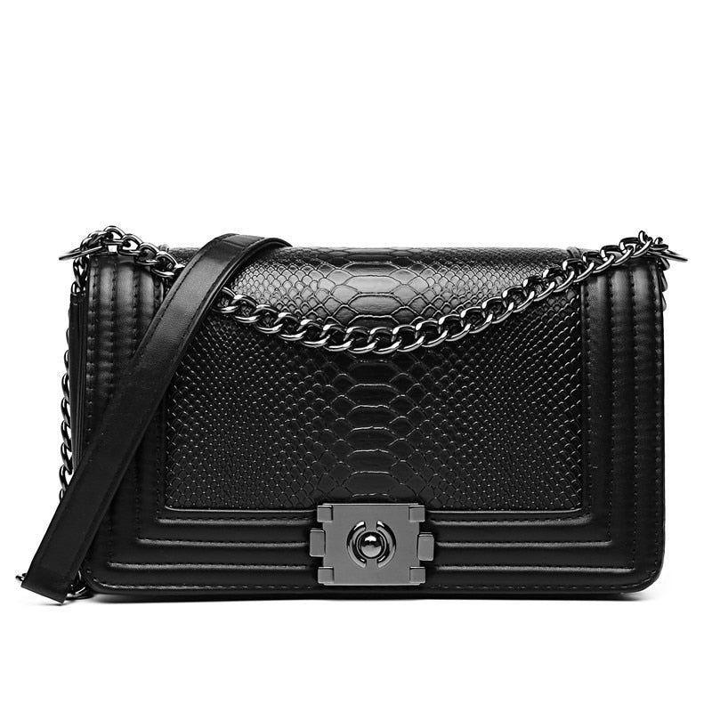 Designer purse female single Shoulder Bag Luxury Brand Women Bag Snake Crossbody bag