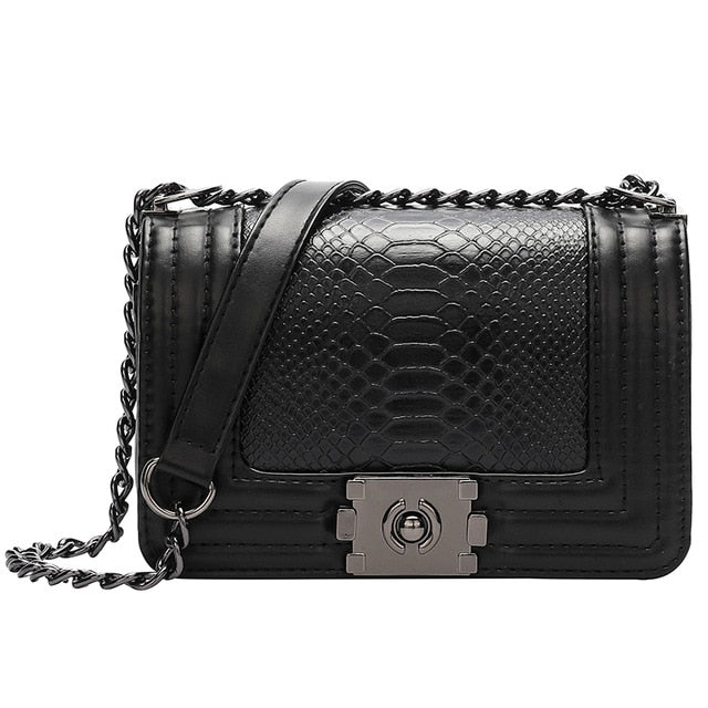 Designer purse female single Shoulder Bag Luxury Brand Women Bag Snake Crossbody bag