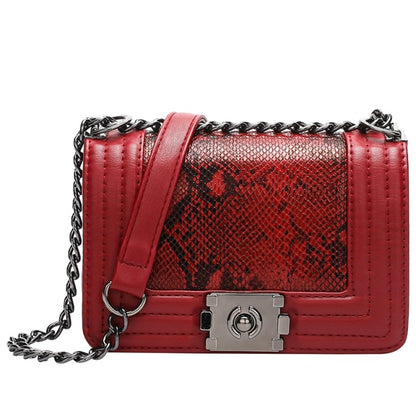 Designer purse female single Shoulder Bag Luxury Brand Women Bag Snake Crossbody bag
