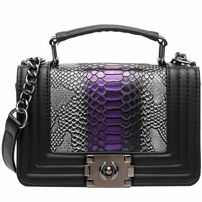 Designer purse female single Shoulder Bag Luxury Brand Women Bag Snake Crossbody bag