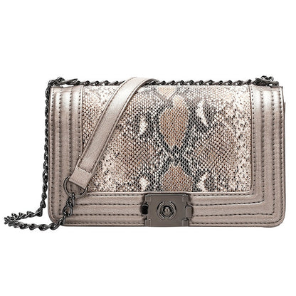 Designer purse female single Shoulder Bag Luxury Brand Women Bag Snake Crossbody bag