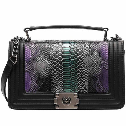 Designer purse female single Shoulder Bag Luxury Brand Women Bag Snake Crossbody bag