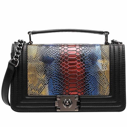 Designer purse female single Shoulder Bag Luxury Brand Women Bag Snake Crossbody bag