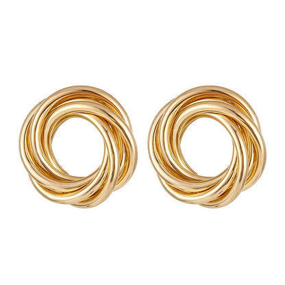 FNIO Fashion Vintage Earrings For Women Big Geometric