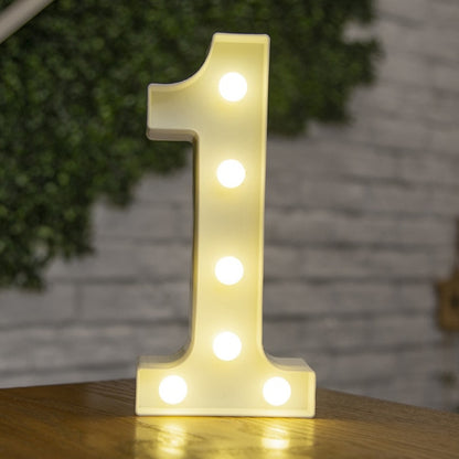 Decorative Letters Alphabet Letter LED Lights Luminous Number Lamp