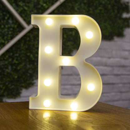 Decorative Letters Alphabet Letter LED Lights Luminous Number Lamp